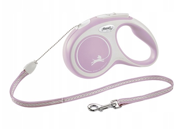 

Flexi Smycz New Comfort S linka 8m 12kg Różowa