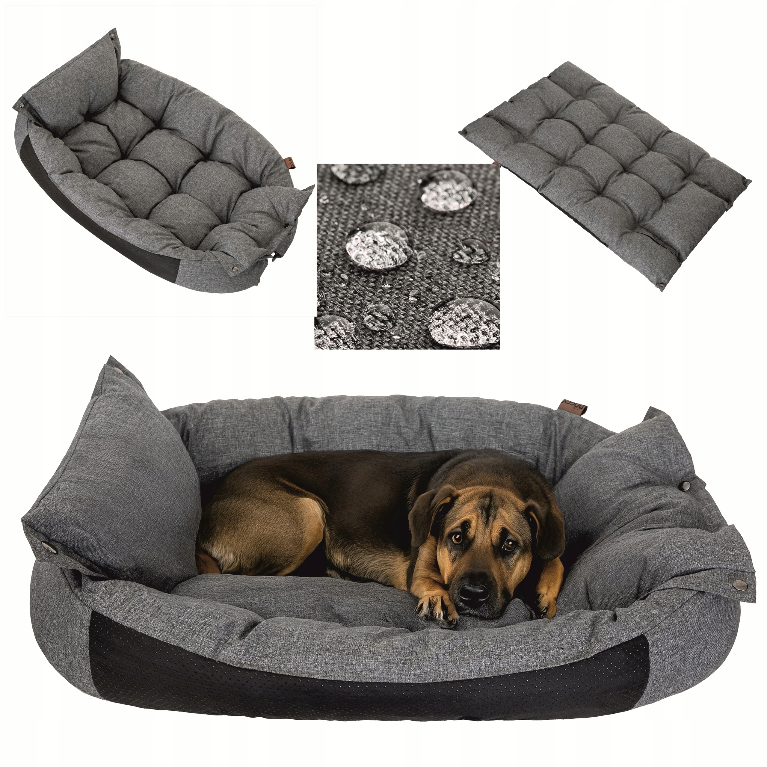 Levně Pelíšek pro psy Matrace pro psy 2 produkty v 1 Voděodolný 76x55cm