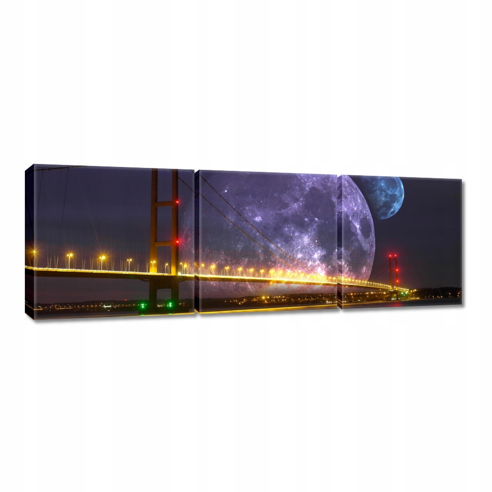 

Obrazy 60x20 Dostojny księżyc Most