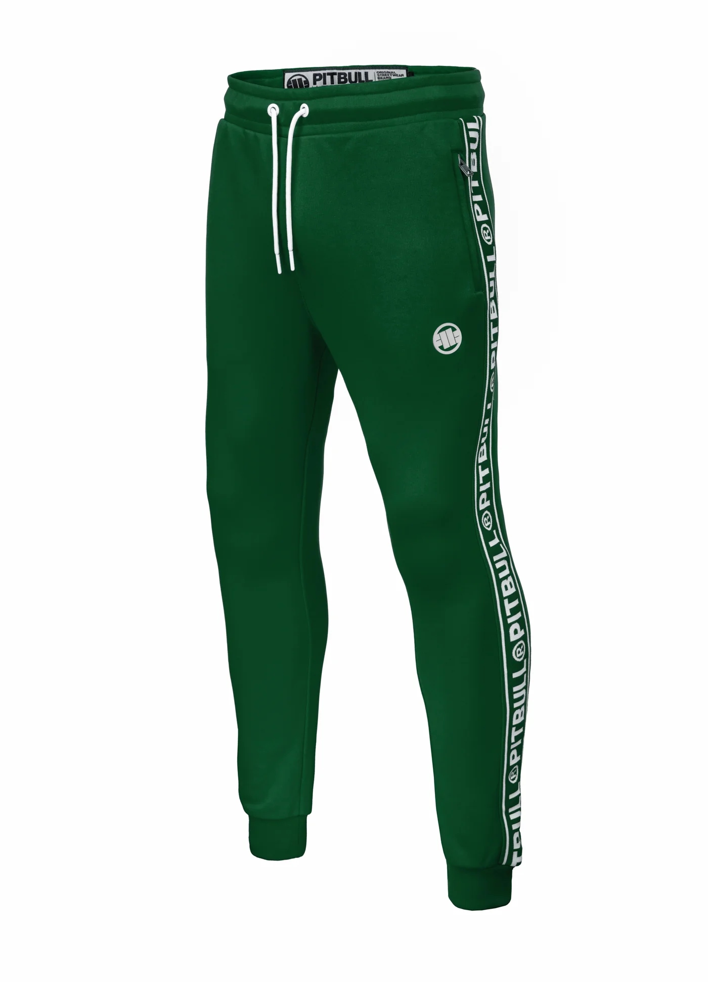 Pit Bull Dresové kalhoty Tape Logo Green XL