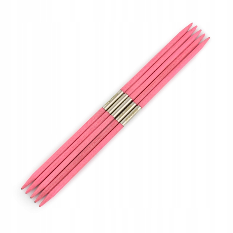 Druty do skarpet pończosznicze Lykke Blush 5 szt. 15 cm drewniane 8,0mm