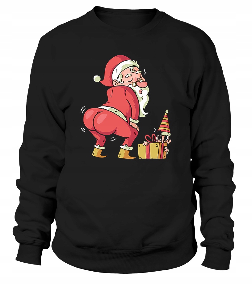 Dámská Mikina Santa Twerk Xs černá