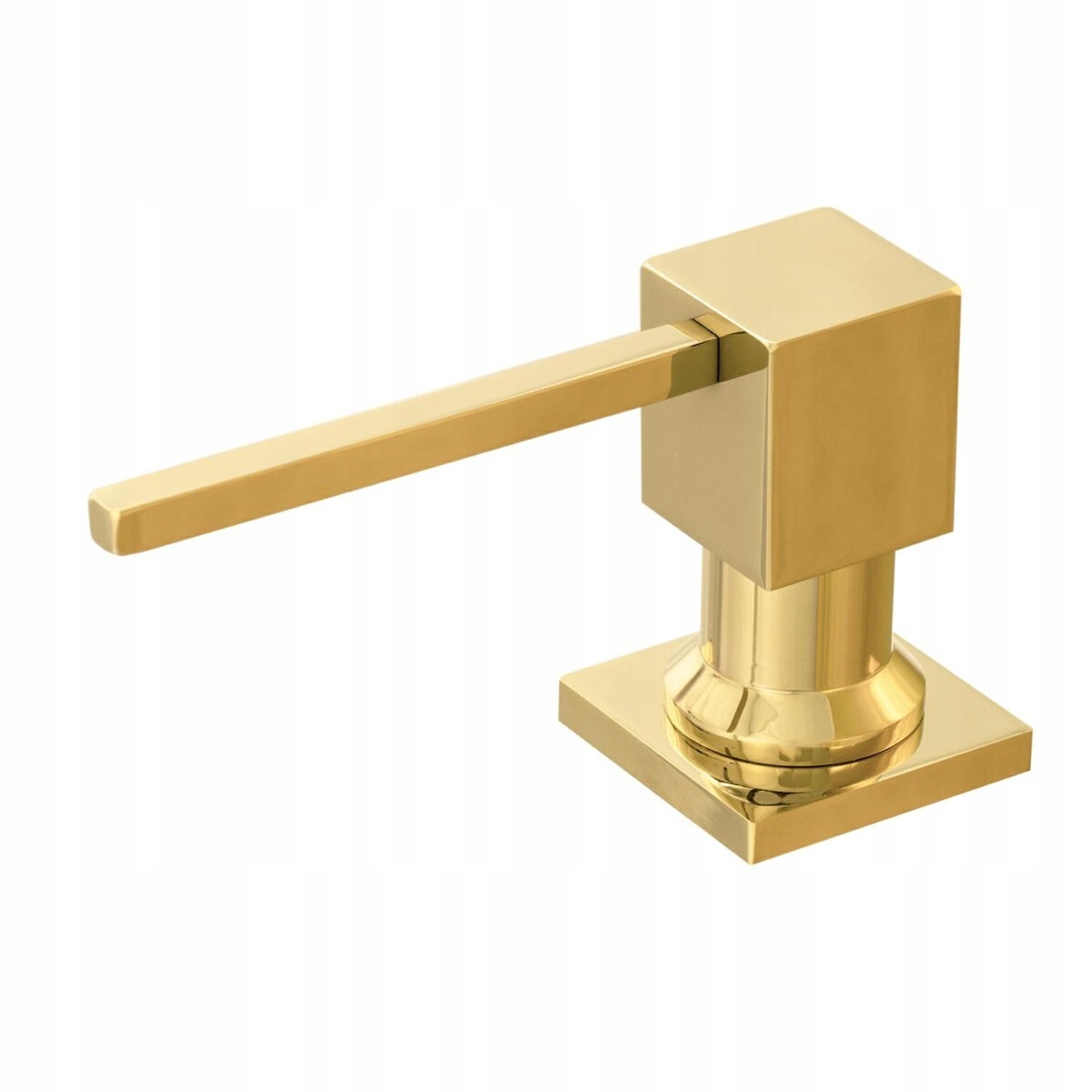 Dozownik Płynu do Naczyń - Złoto Kwadrat