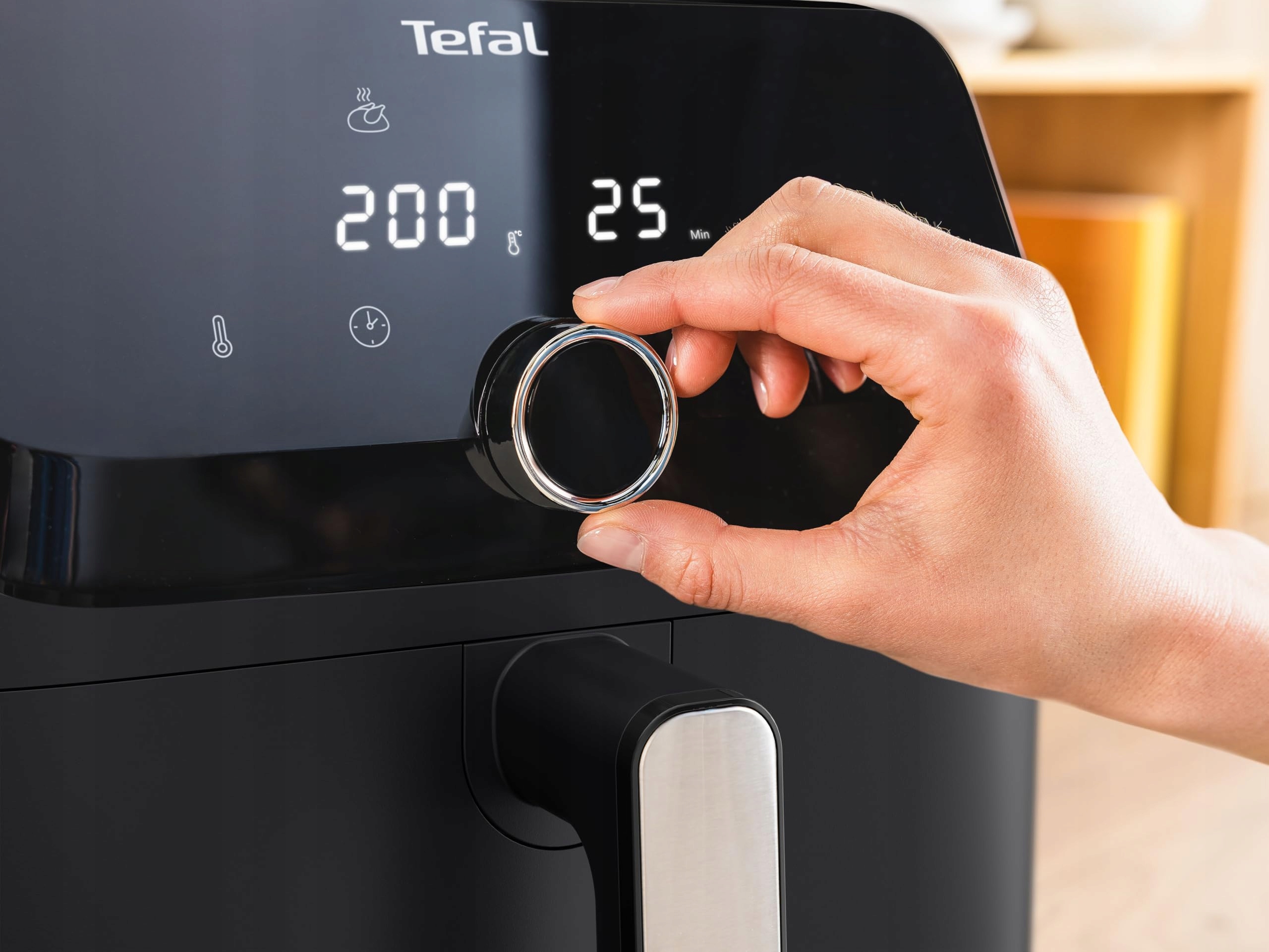 TEFAL Easy Fry Frytkownica Beztłuszczowa EY8558E0 Czarna — miniatura 6