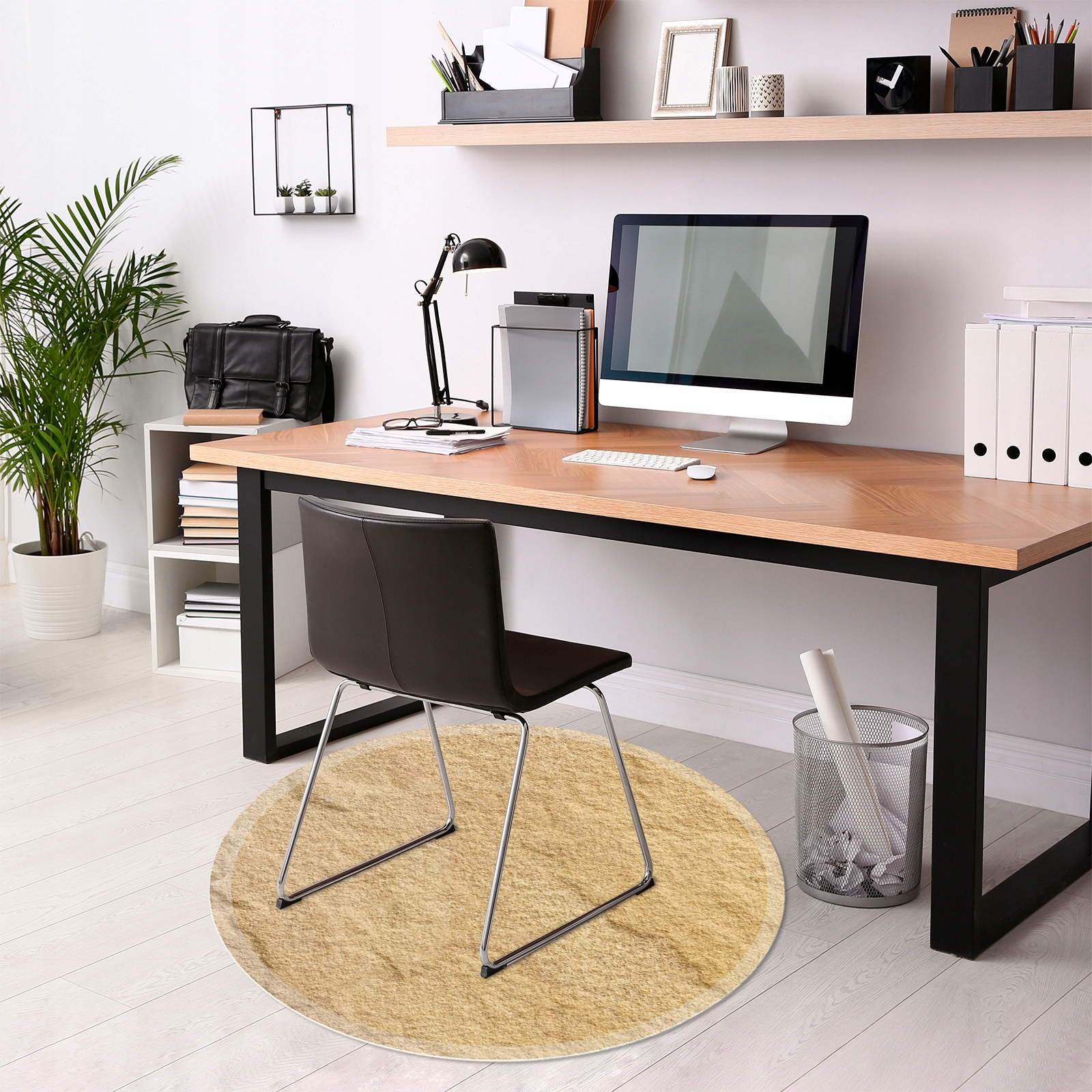 mata podkładka pod krzesło okrągła piaskowiec Kolor inny