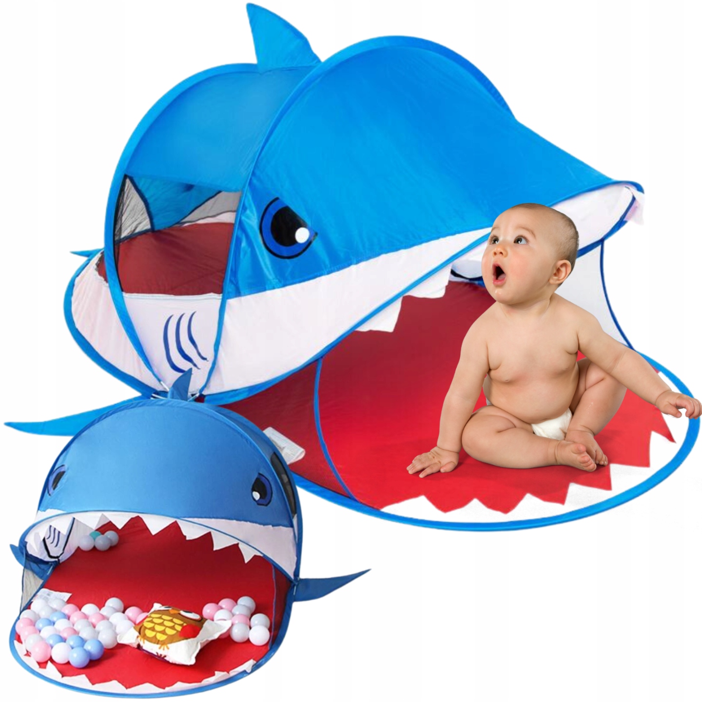 Stan Pop Up Samorozkládací Paraván Ochrana Před Sluncem Žralok