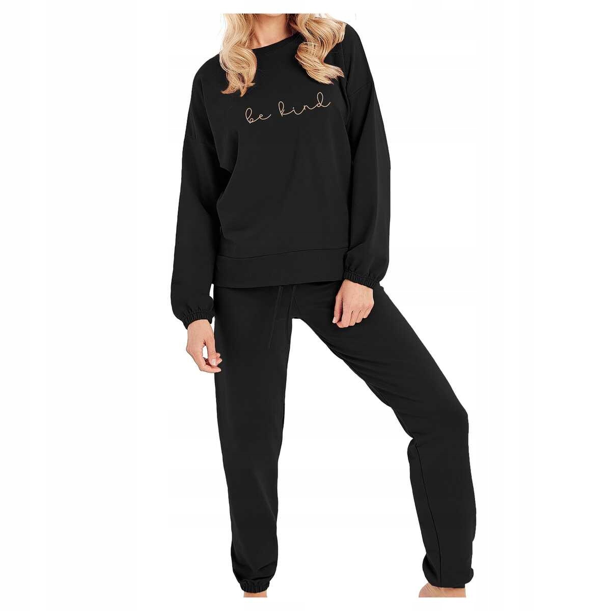 Taro Teplákovka dámský bavlněný se stahovacími šňůrkami Lia 3004 01 černý S