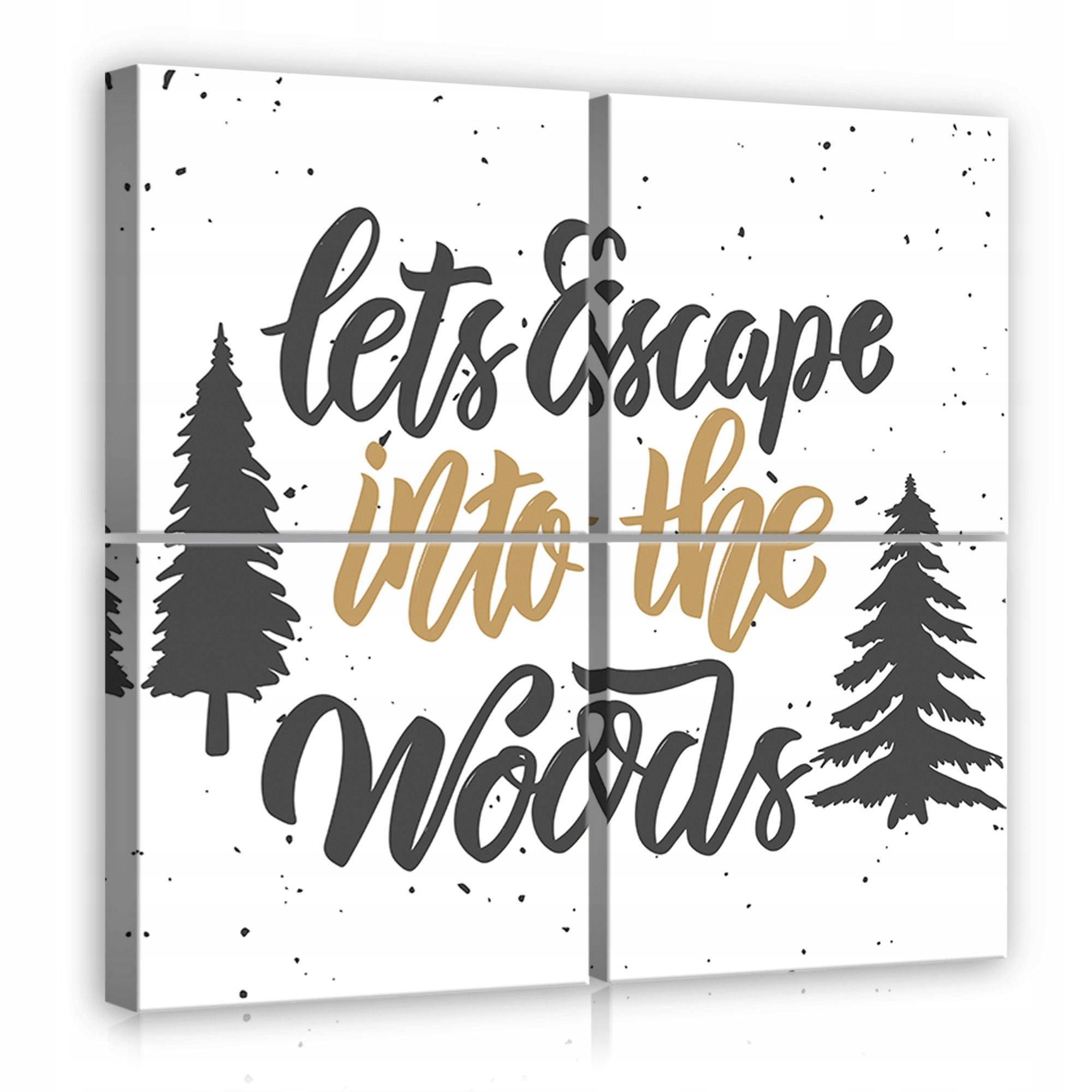 Obraz 50x50 Útěk les příroda dobrodružství cestování svoboda inspirace