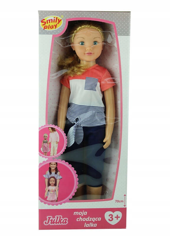 84499 SMILY PLAY JULKA LALKA 70 cm chodząca za rączkę