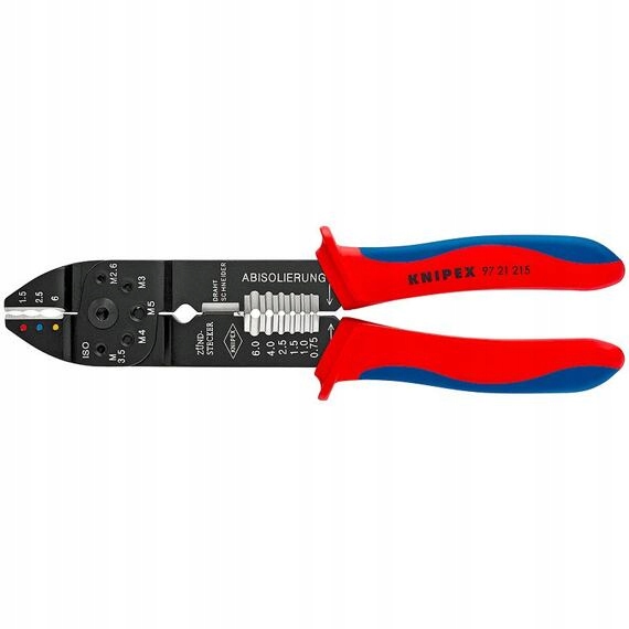 Knipex kleště na izolované kabelové konektory a očka, 0,75 6,0mm 9721215