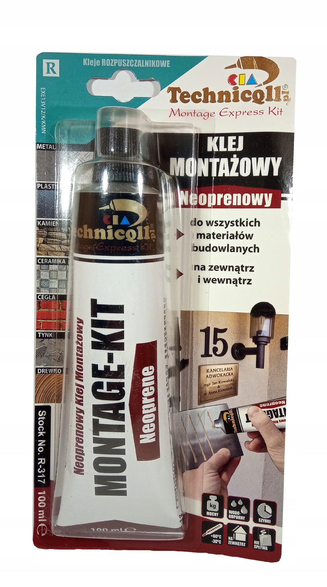 

Klej montażowy neoprenowy 100ml Technicqll