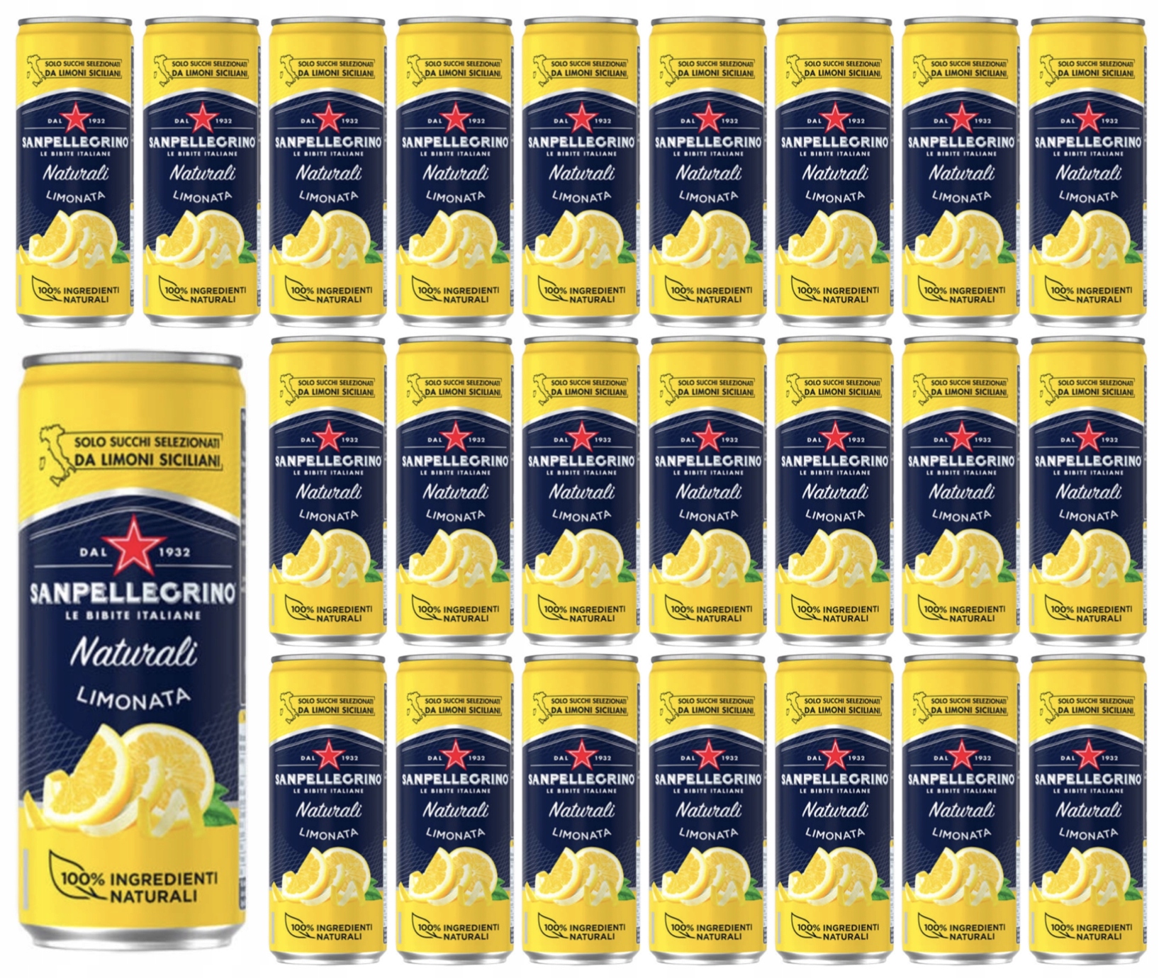 San Pellegrino Limonata Zgrzewka 330 ml X 24 szt.