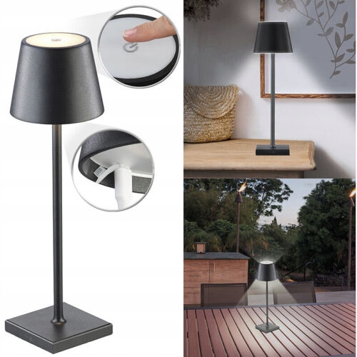 LAMPKA NOCNA BIURKOWA DOTYKOWA BEZPRZEWODOWA LED Marka bez marki