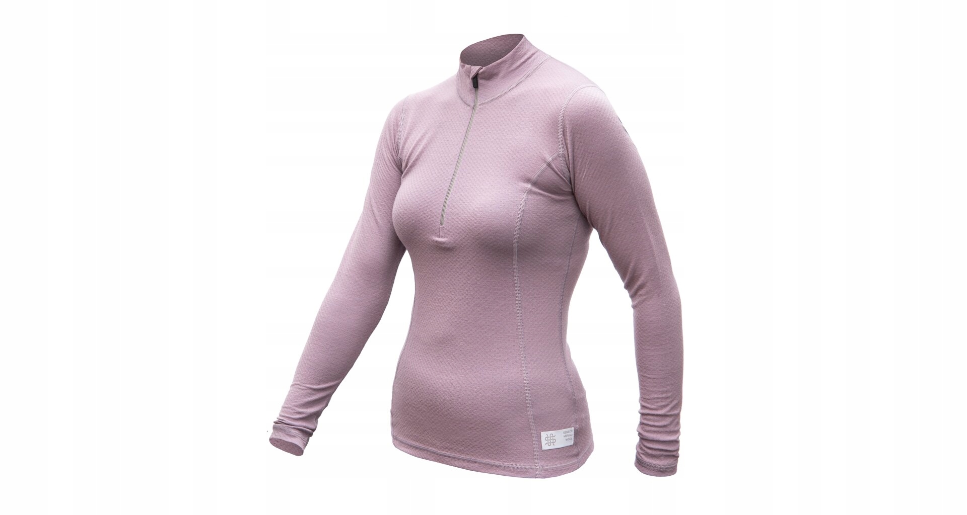 Sensor Merino Df Dámské Triko Dl.rukáv Zip Mystic Violet Velikost Xl