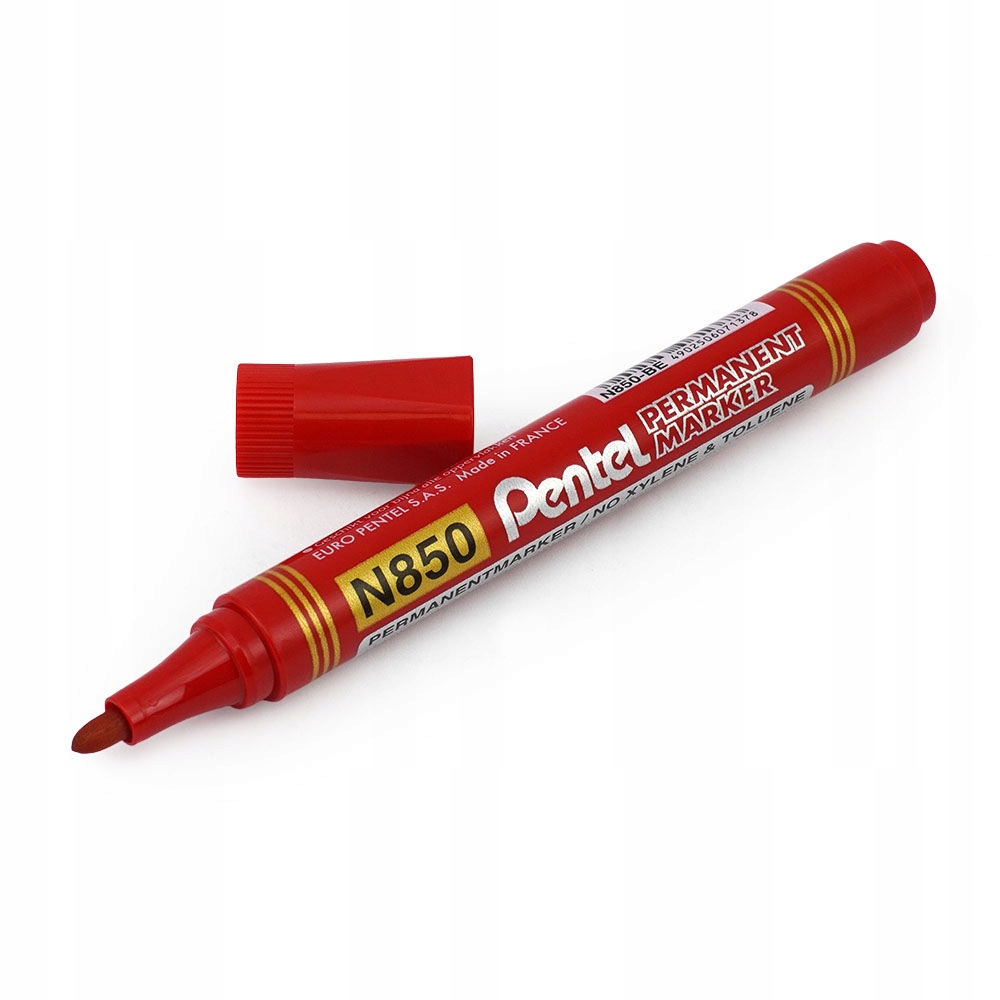 

Permanentny Marker Pentel N850 Okrągły Czerwony