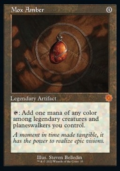 モックス　アンバー　FOIL MTG Mox Amber Foil - Niska cena na Allegro