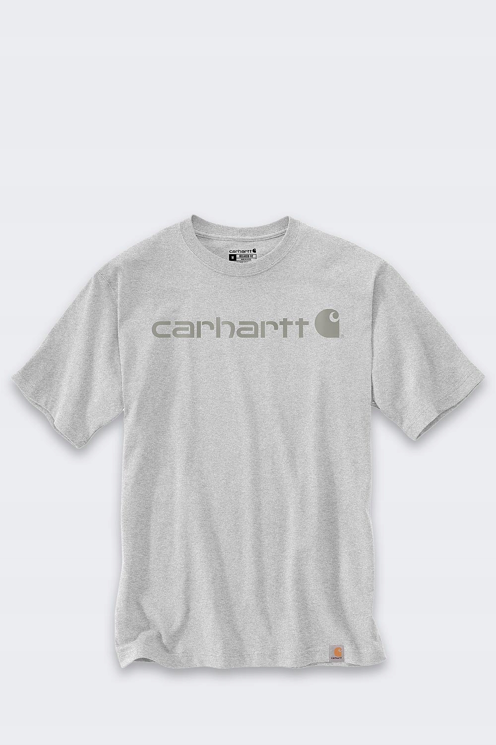 Tričko Carhartt Dearborn Relaxed Logo Heather Gr