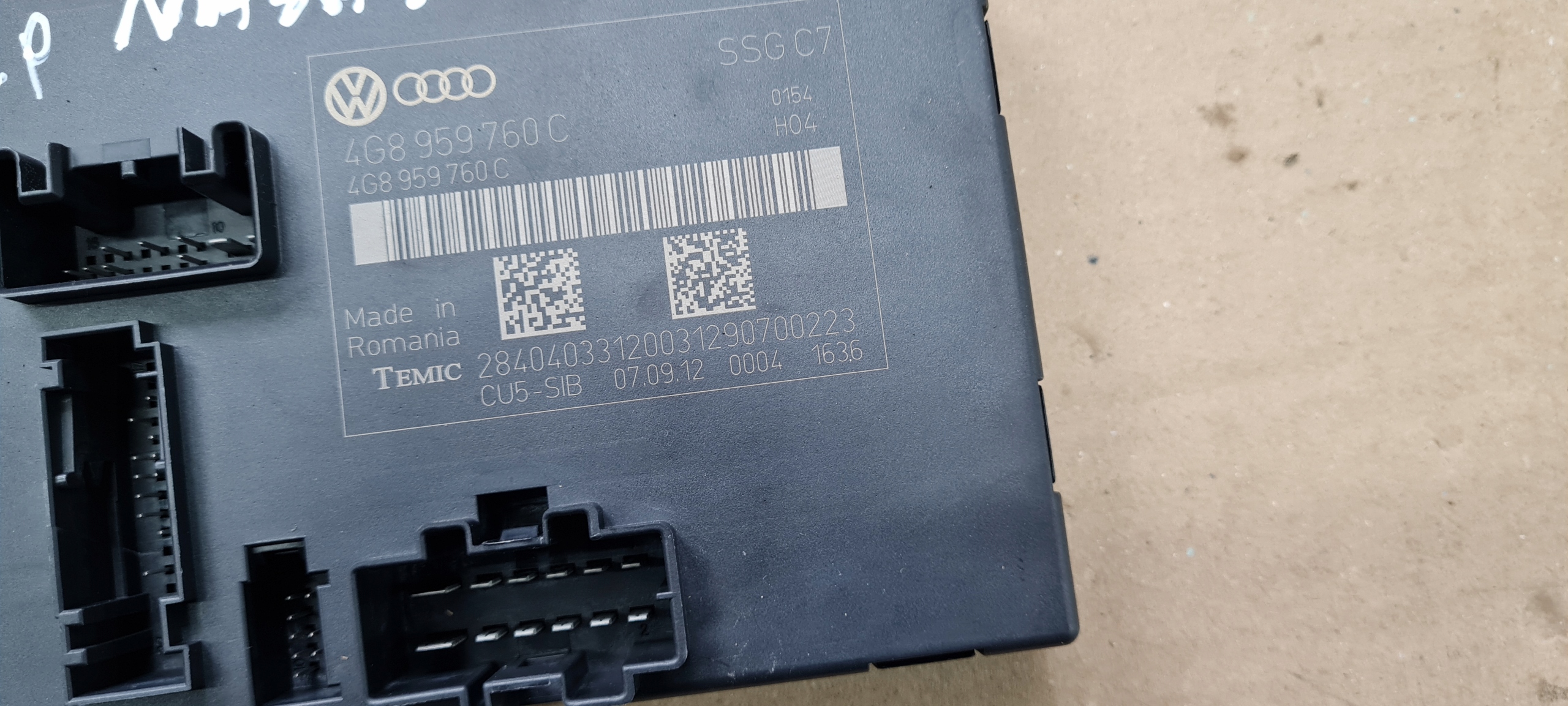 S7 4G A7 module control unit seat MASAZ COMFORT 4G8959760C A6 C7 S6