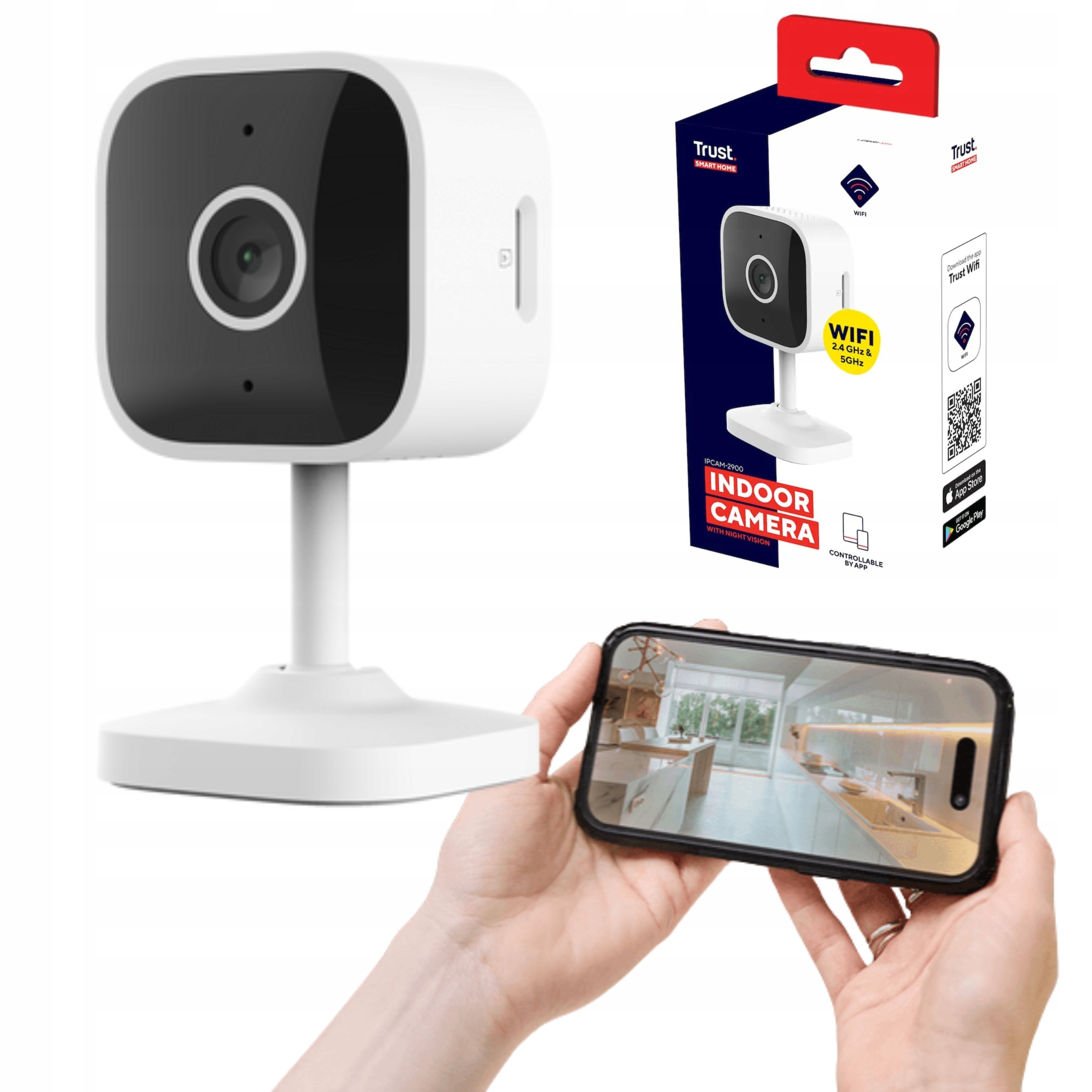 Trust IPCAM-2900 Kamera do monitoringu wewnętrznego WiFI