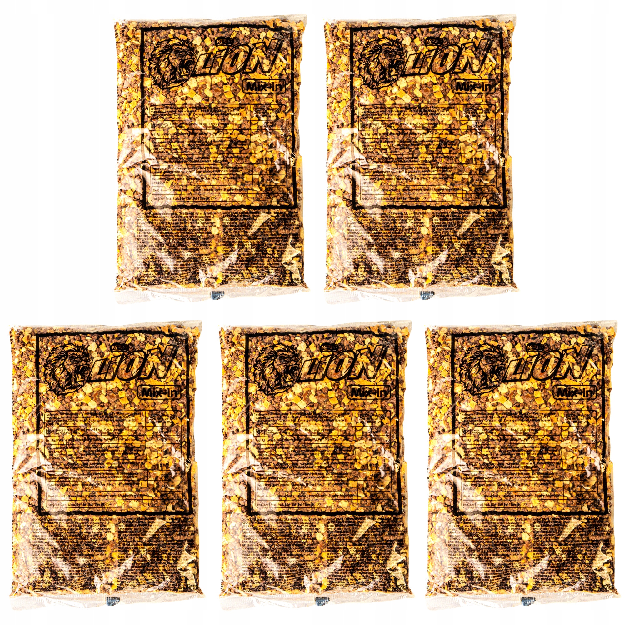 Posypka do lodów deserów gofrów Lion 5 x 400G XL Tort