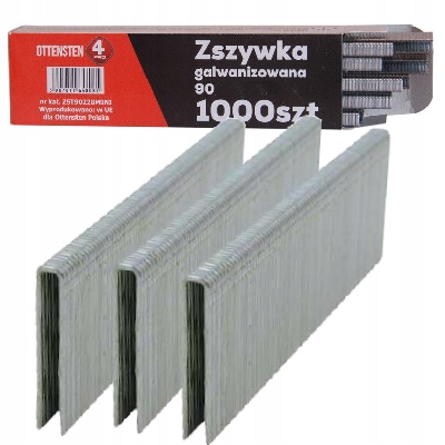 Zszywki Stolarskie 90 Minibox 38mm 1000s Ottensten-Zdjęcie-0