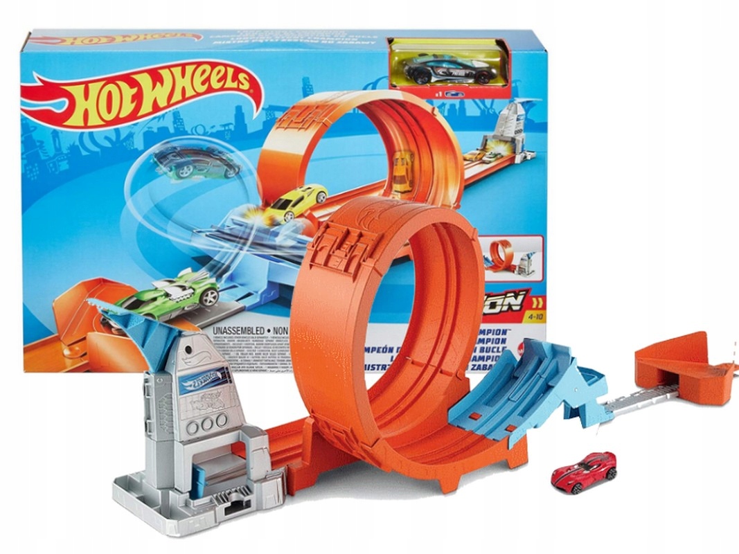 

Hot Wheels zestaw Mistrz Pętli +autko
