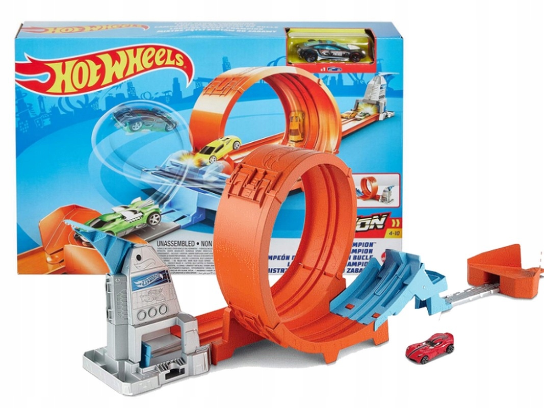 Hot Wheels zestaw Mistrz Pętli +autko