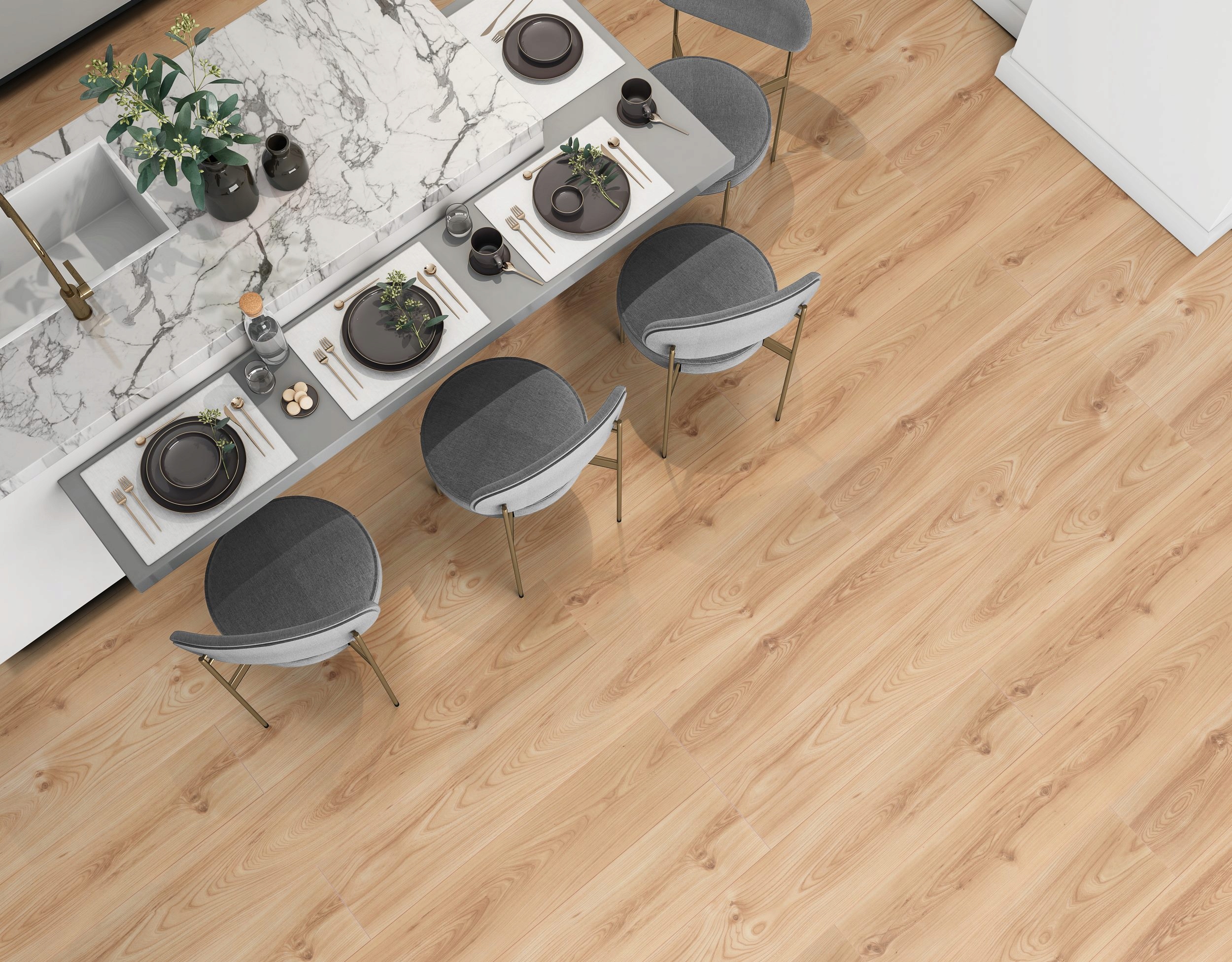 PRÓBKA PANELI PODŁOGOWYCH PRÓBNIK PANELE PODŁOGOWE DĄB TERANO 26cm x 20cm Grubość całkowita 8 mm