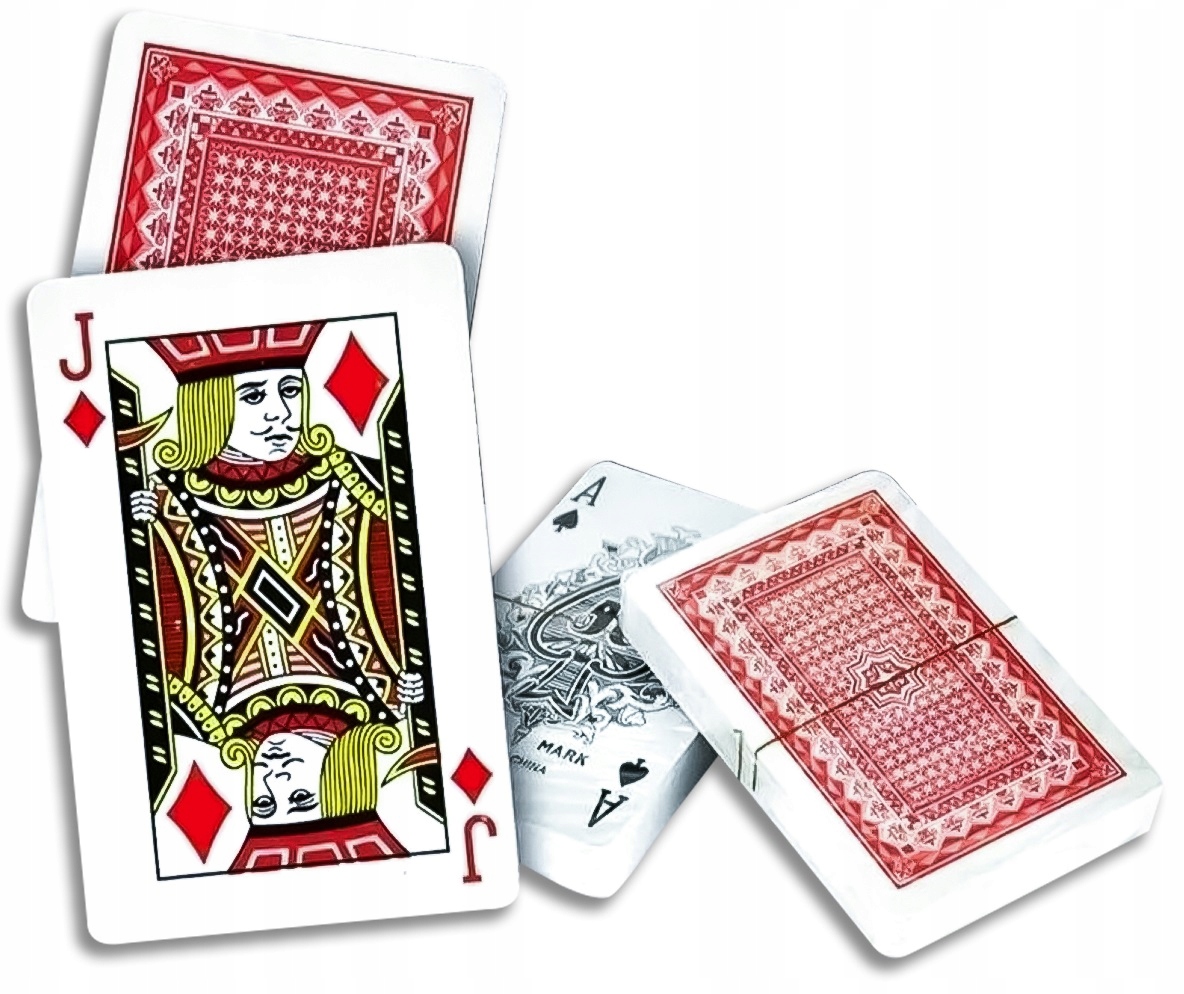 

Karty Talie Do Gry 100% Plastik Poker Brydż Makao