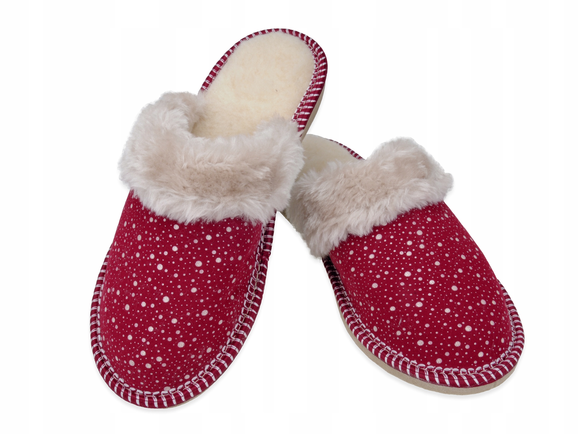 

Kapcie damskie z futerkiem ocieplane runem A9CG 37