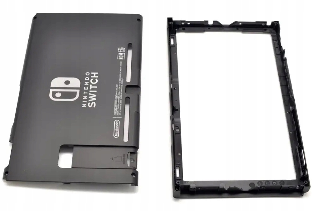 KOMPLETNA TYLNA OBUDOWA TYŁ PLECKI + RAMKA DO NINTENDO SWITCH HAC-001 Stan opakowania oryginalne
