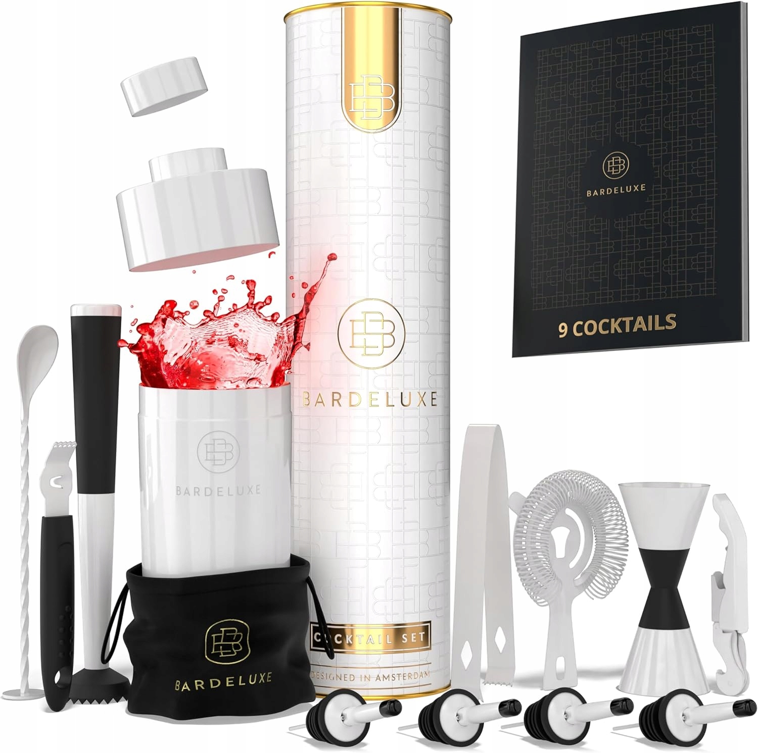 Shaker Veľká Barmanská Sada Na Koktailové Drinky 12ks 750ml Na Darček