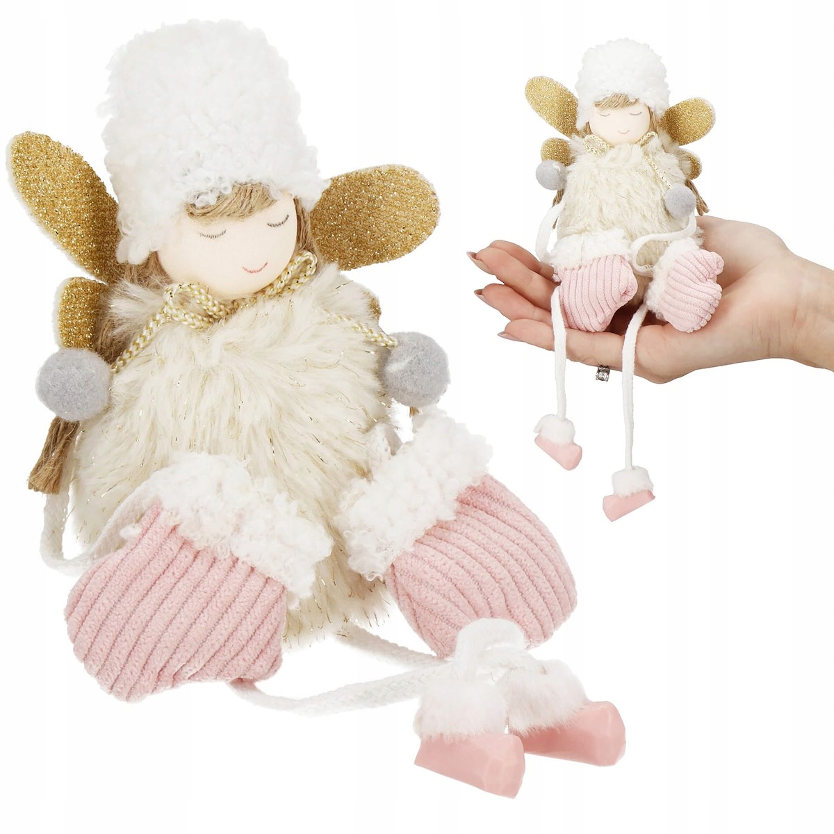 

Figurka Świąteczna Dziewczynka Aniołek Lalka 24 cm