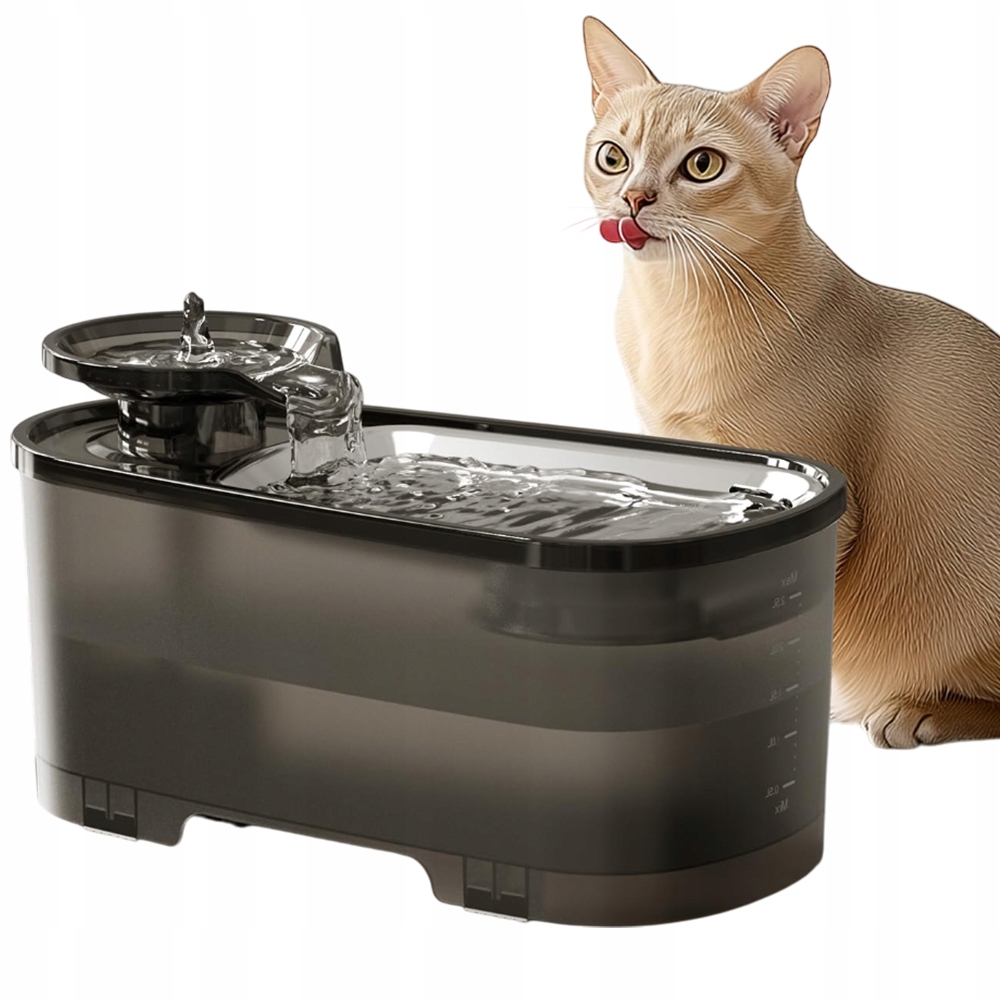 Levně Automatické Pítko Pro Zvířata Pro Psy A Kočky Fontána 2500ML Tiché S Filtrem