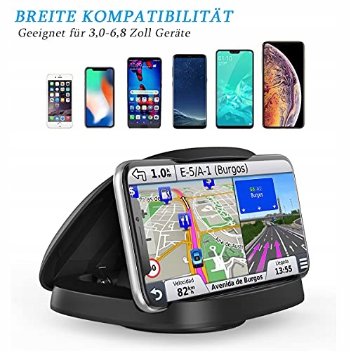 UNIWERSALNY Uchwyt Samochodowy 360 Stopni Do Telefonów iPhone Android — miniatura 3