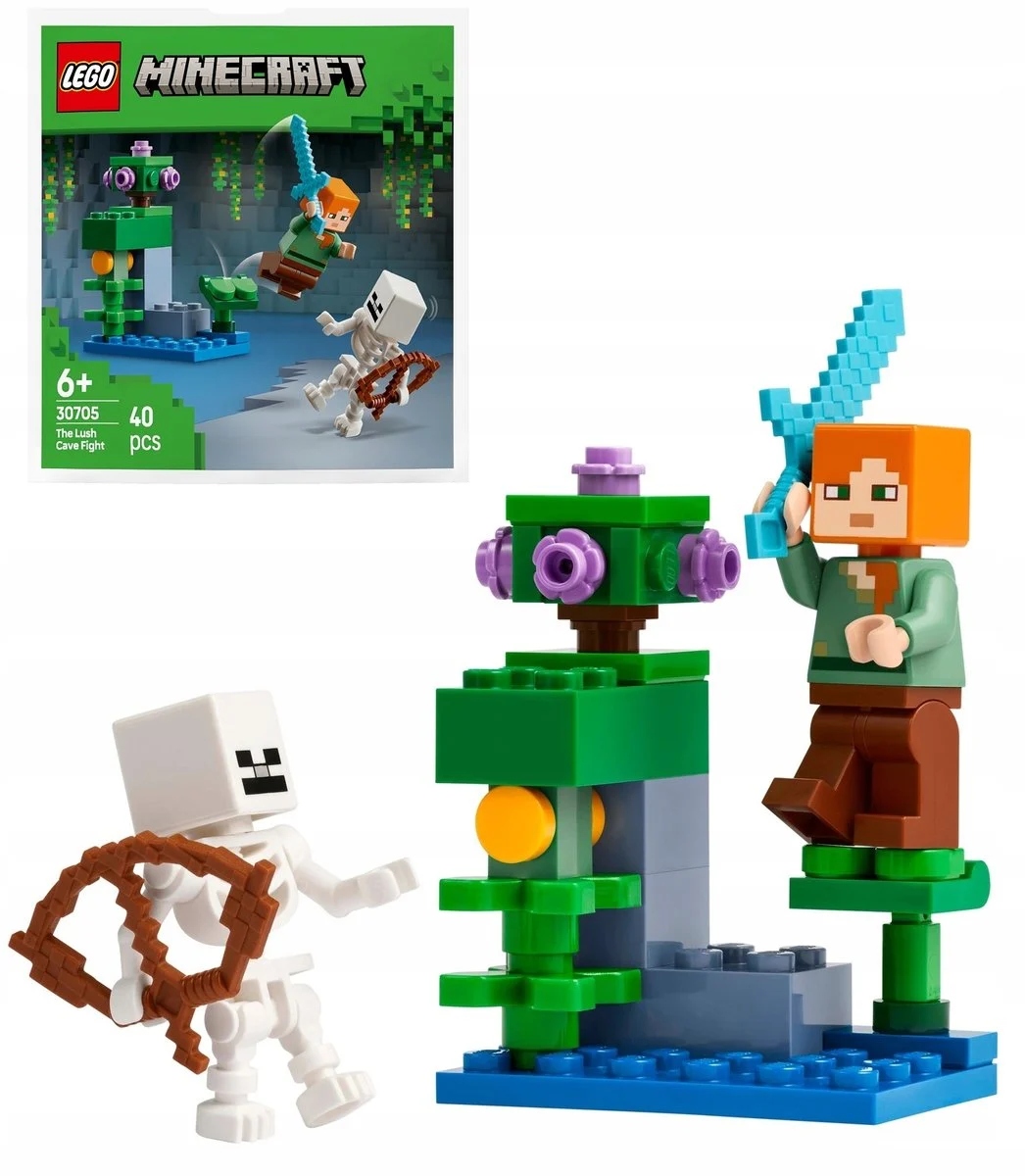 LEGO 30705 Minecraft Walka w bujnej jaskini