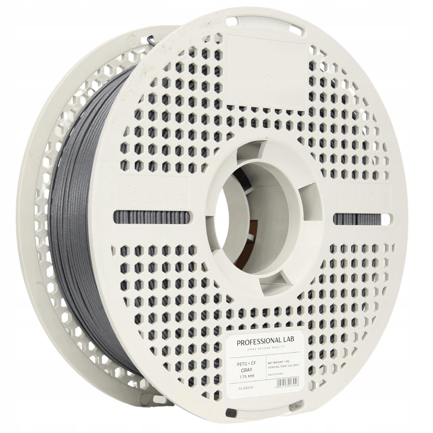 Filament PETG Imagine 1,75 mm 1000 g szary