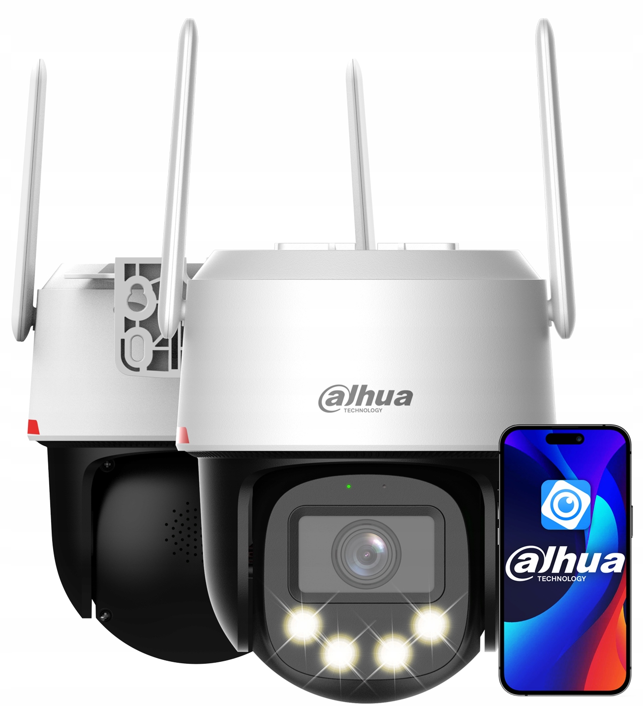 Vonkajšia otočná WiFi kamera 5MPx Dahua P5F-PV Pro WizColor Ai-isp