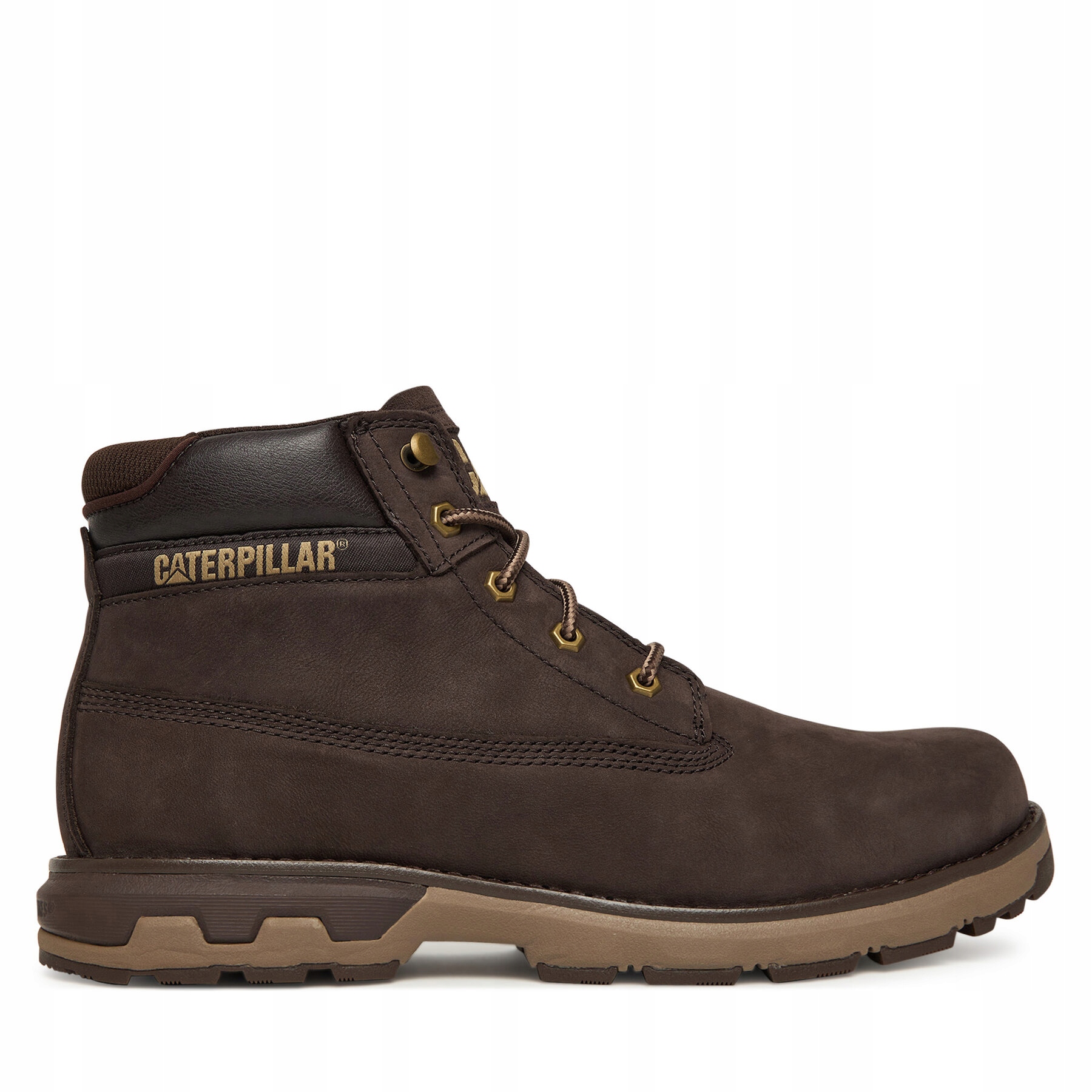 Buty Cat Caterpillar Pursue Mid Leather Dark Brown (P726365) r. 45
