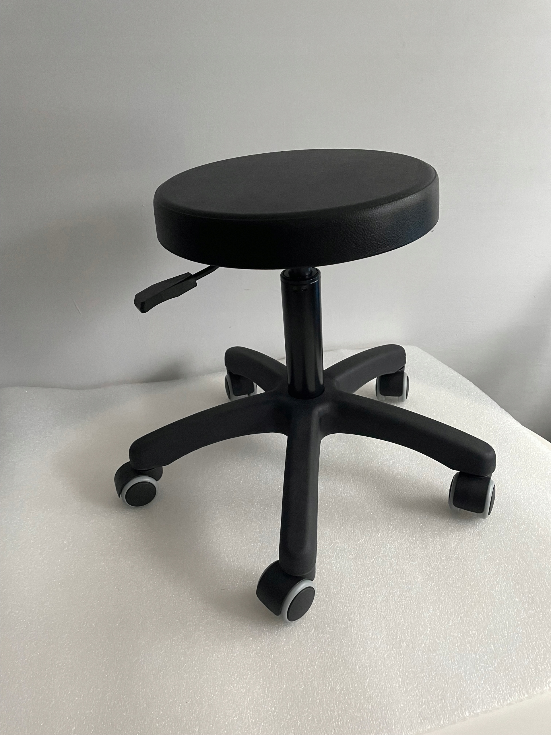 Stolička, dílna, hudební, otočná, černá softi