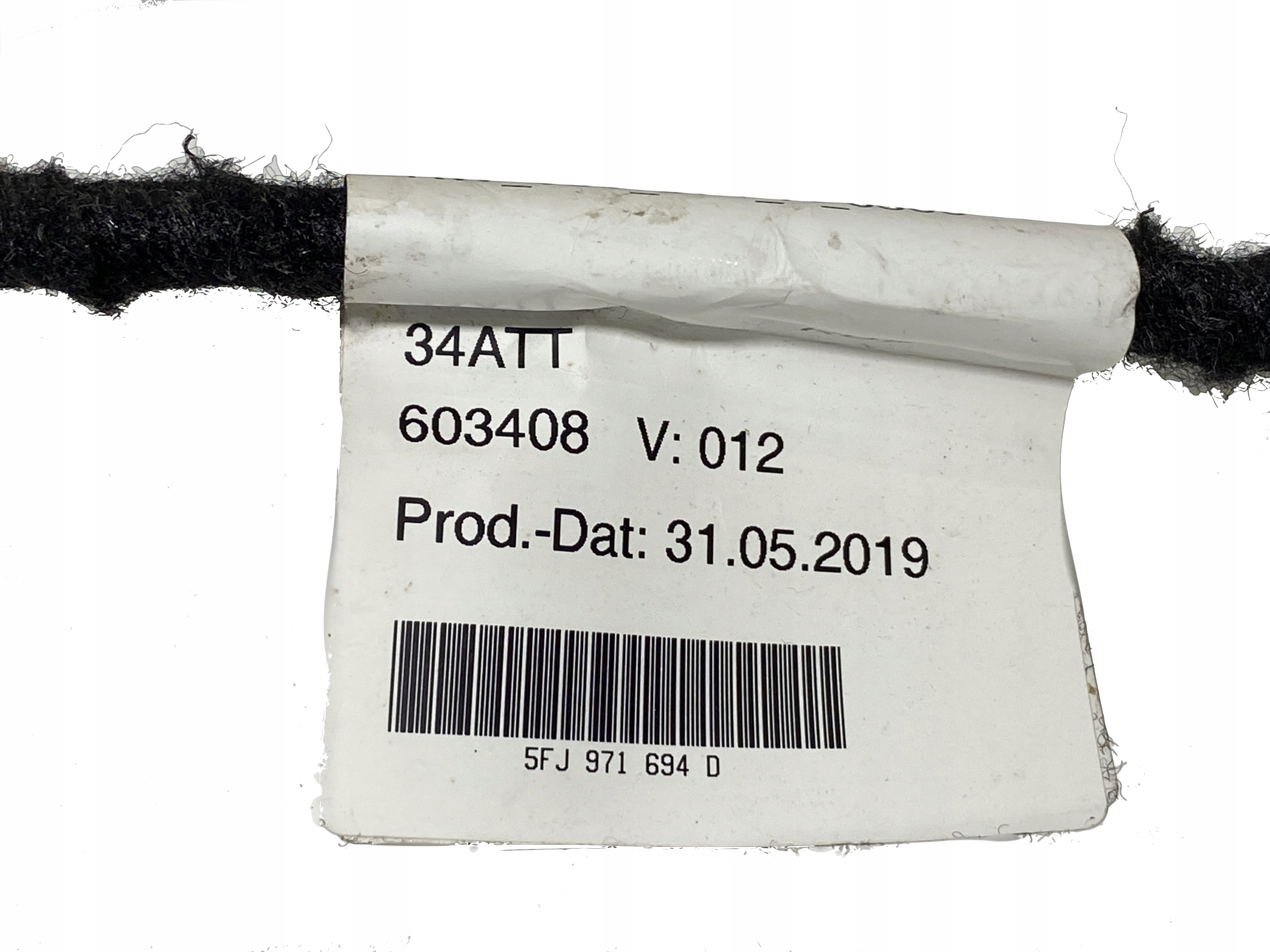 WIAZKA KABLI DRZWI 5FJ971694D SEAT TARRACO 2019 Numer katalogowy oryginalu 5FJ971694D