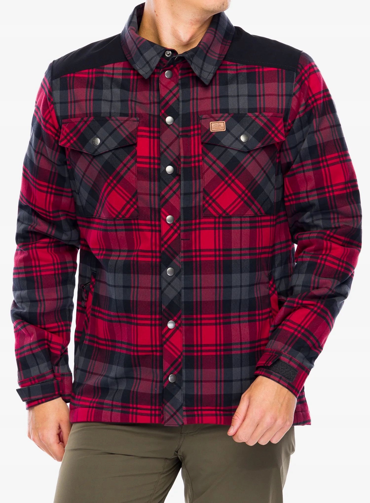 Zateplená košile Helikon-Tex Winter Warden Shirt slate crimson plaid XXL