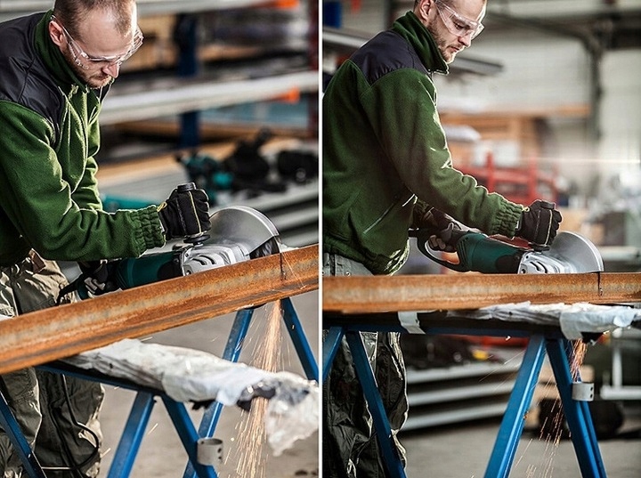 SZLIFIERKA KĄTOWA 230 MM WOLNY START DUŻA 2500 W Kod producenta VSK743