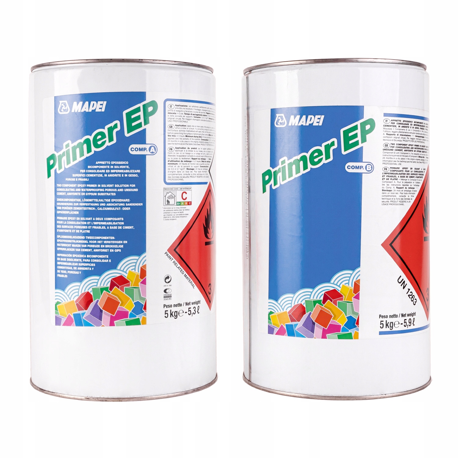Epoxidový základ Mapei Primer Ep (a+b) 10 kg