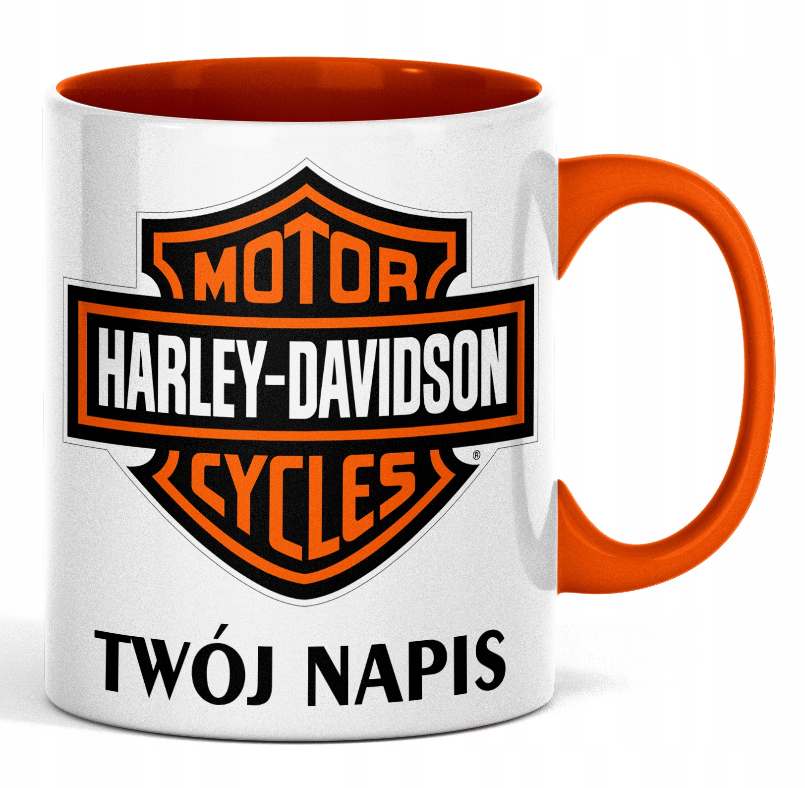 

Dla Motocyklisty Harley Z Imieniem Nadruk