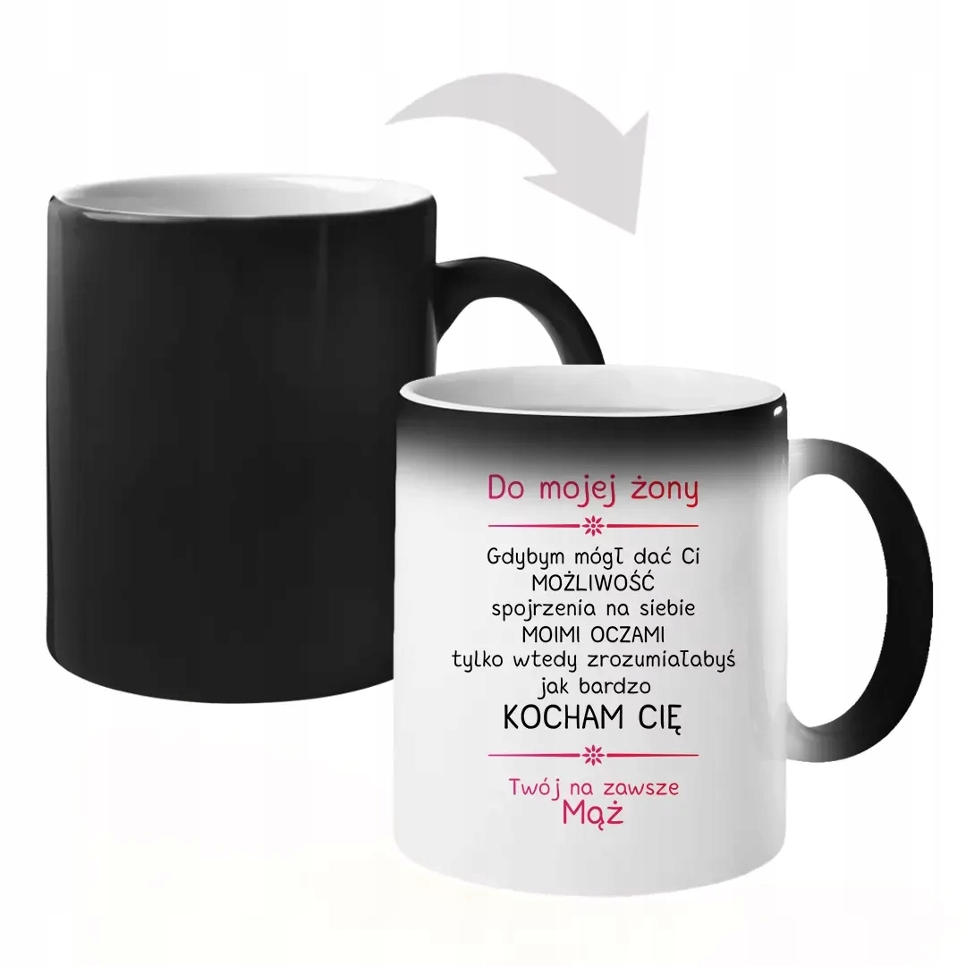 

Magiczny kubek dla żony Walentynki