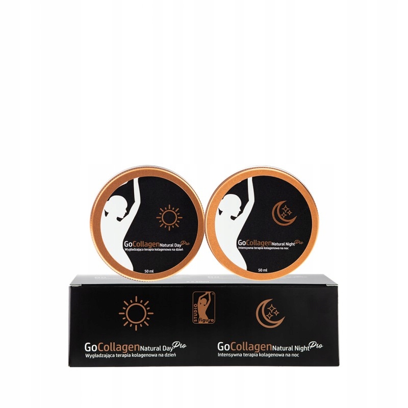 

Go Collagen Natural Kremy Dzień Noc Studio Figura
