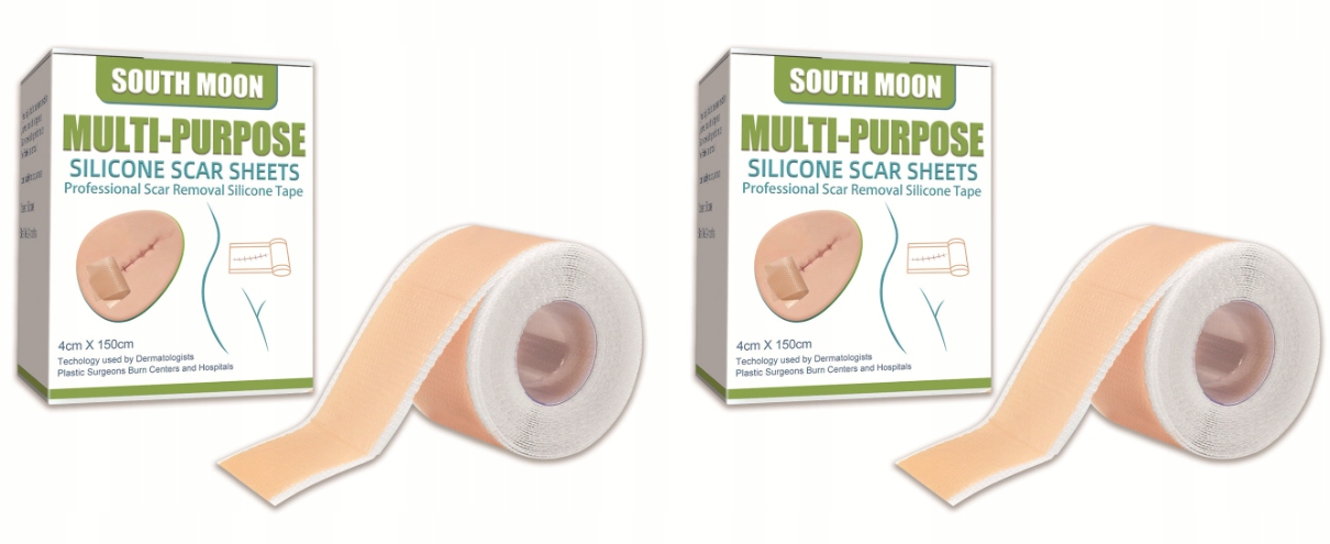 2x Silikonowe Plastry Na Blizny Skuteczne Usuwanie Blizn Pooperacyjnych