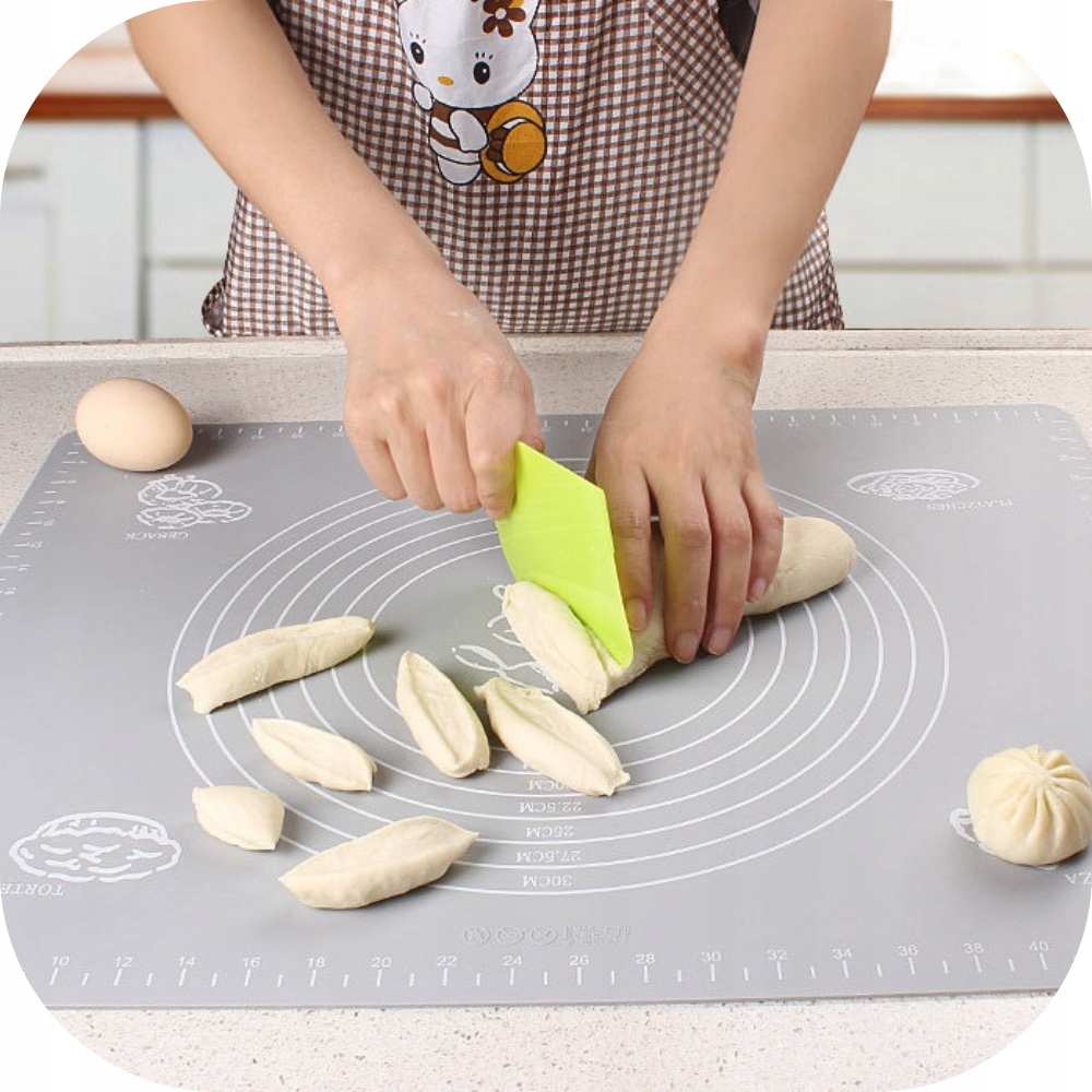 DUŻA MATA SILIKONOWA DO PIECZENIA Z MIARAMI PODKŁADKA KUCHENNA 70x50 XXL Stan opakowania oryginalne