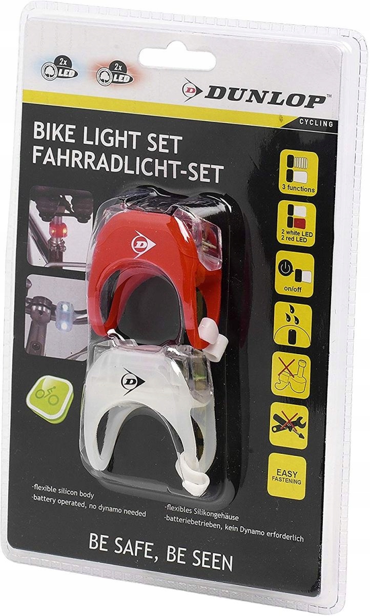 

Zestaw silikonowych Lamp Rowerowych Led przód tył